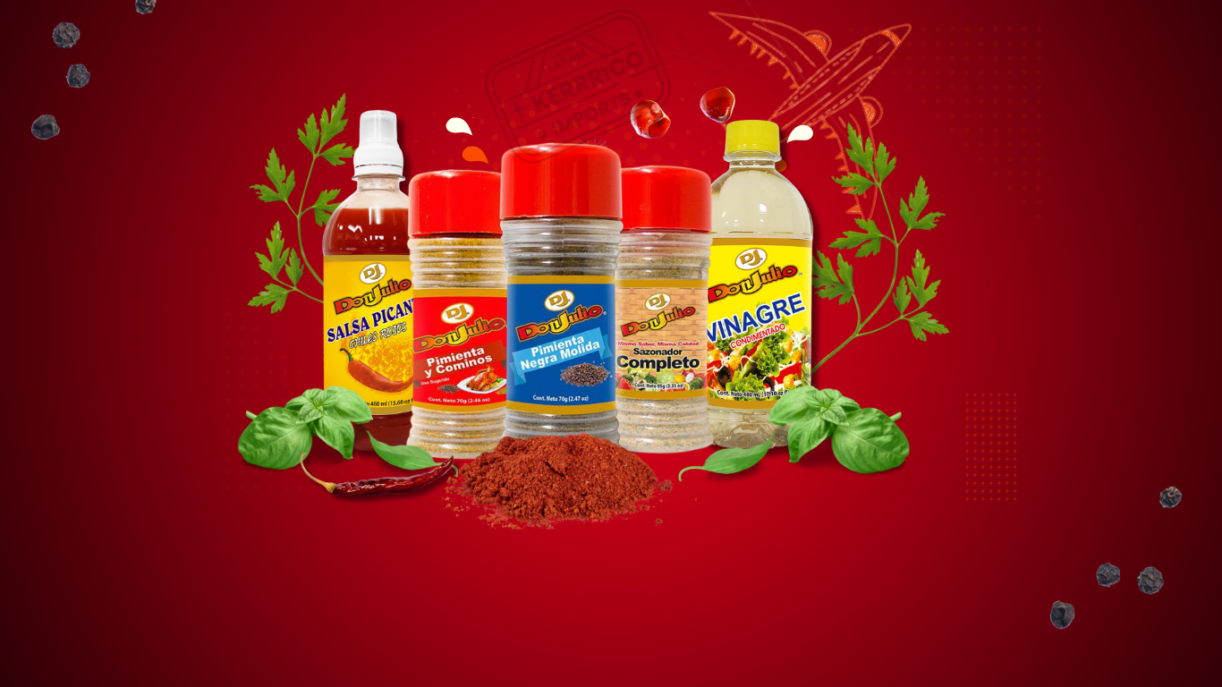 Especias, Salsas y Condimentos