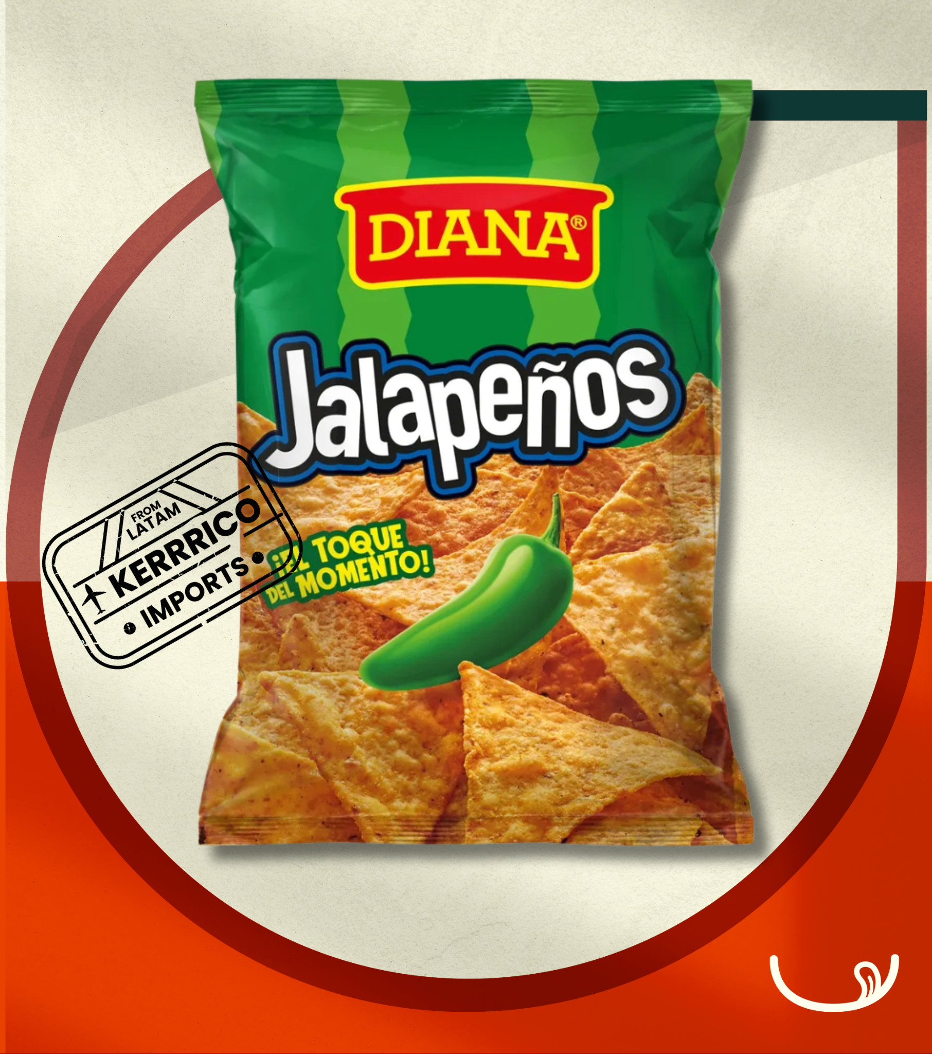 Diana Tortilla Chips Jalapeños 150g