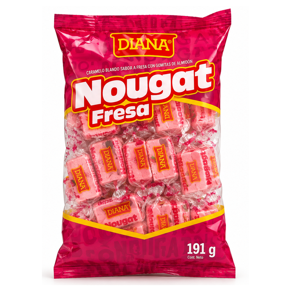 Nougat Diana Fresa 191 g