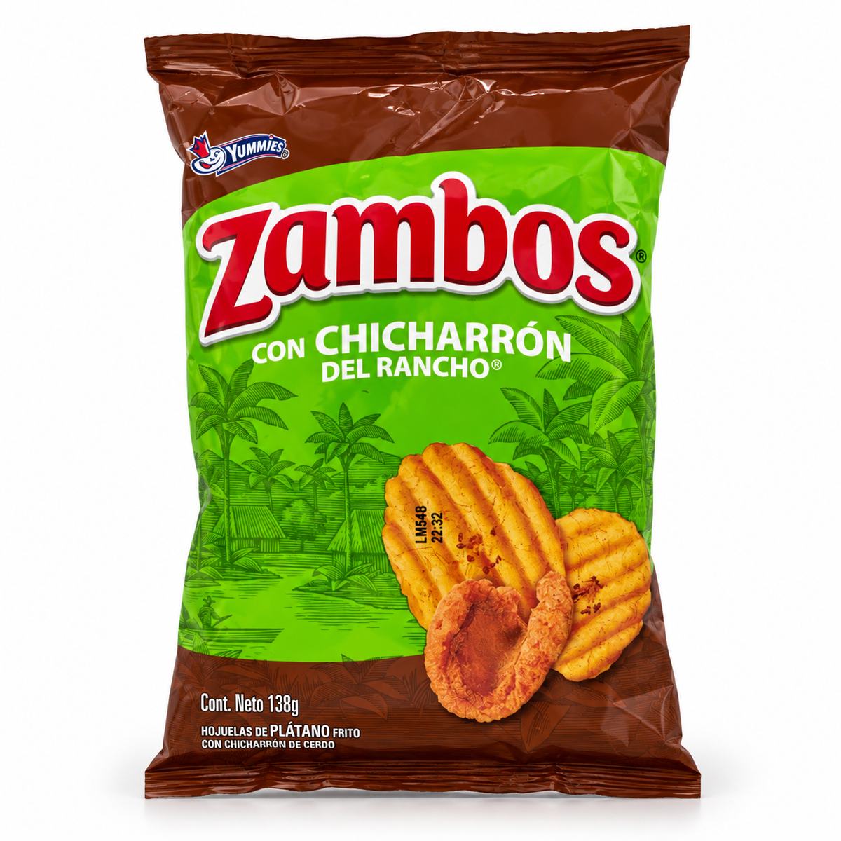 Zambos con chicharrón 138g
