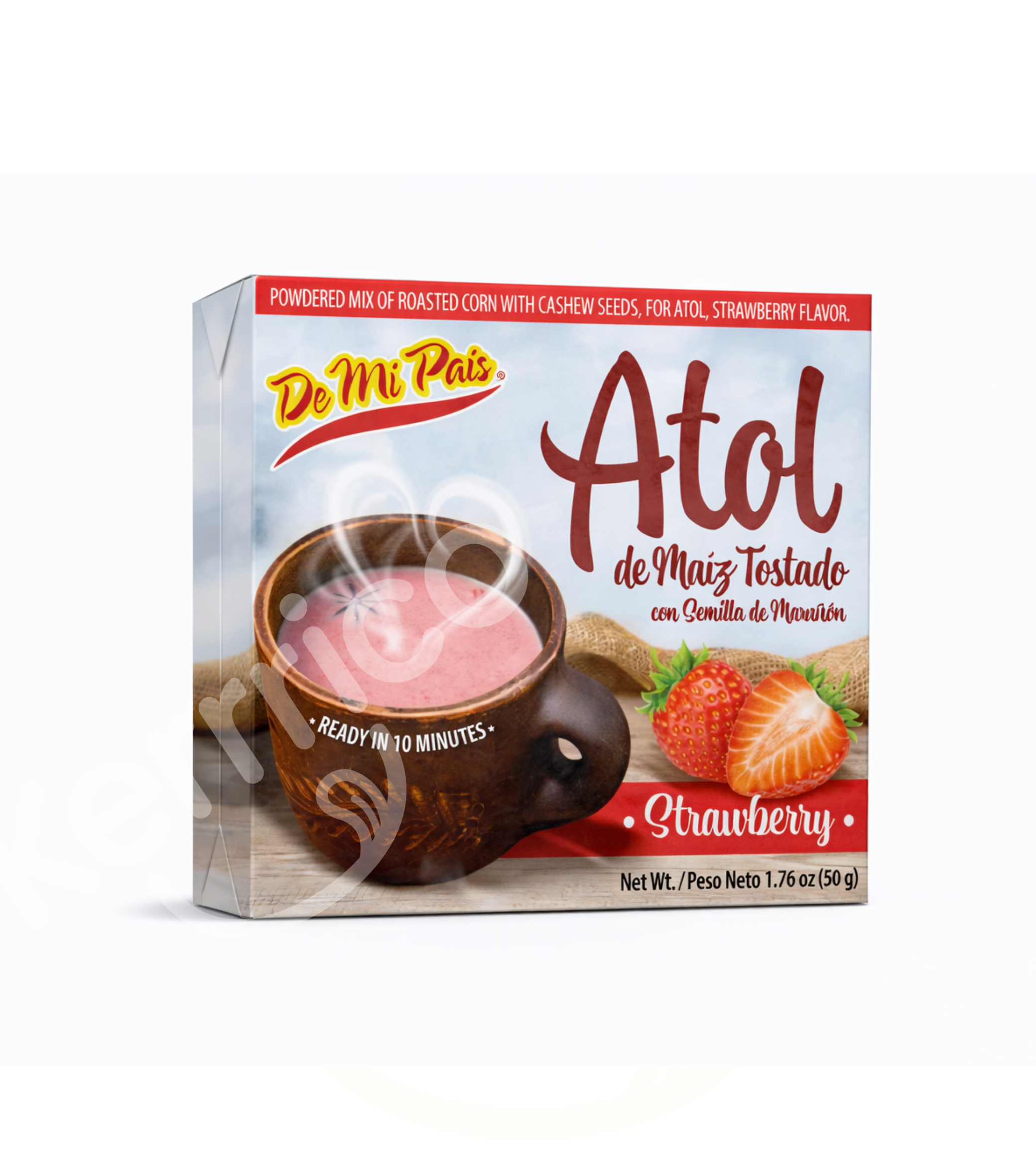 Strawberry Toasted Corn Atole From My Country – 50 g