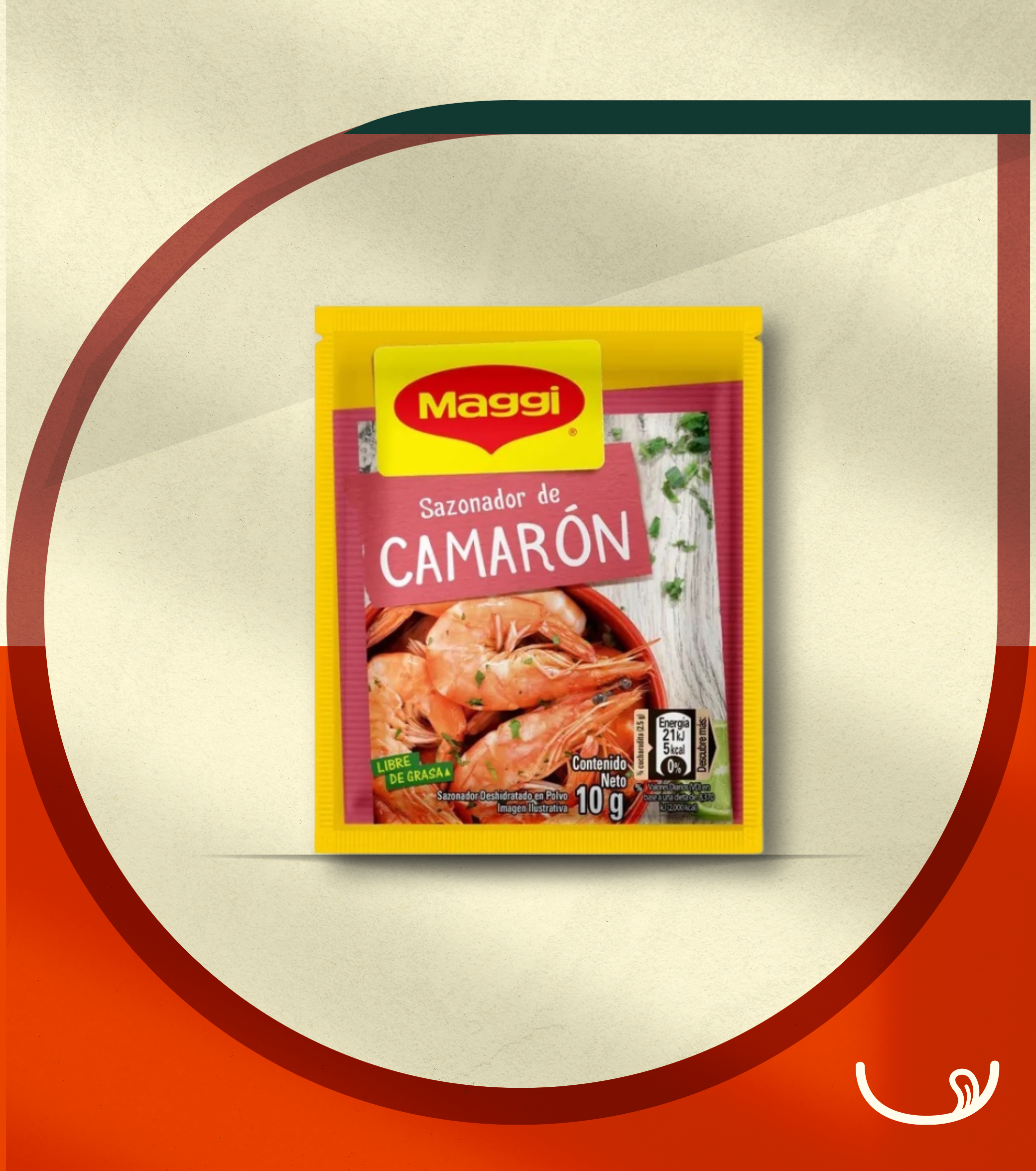 Consomé Maggi Sabor Camarón (10 g)