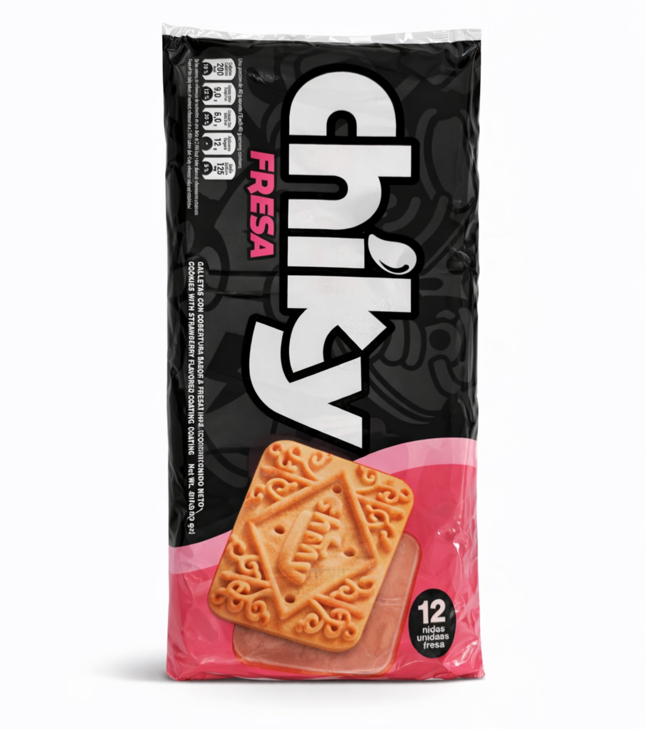 Chiky Strawberry Cookies – 12 Packs