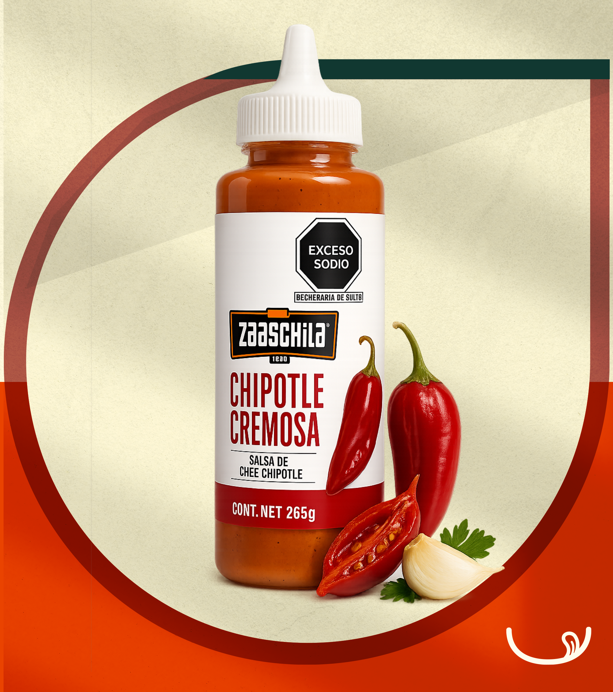 Salsa Chipotle Cremosa Zaaschila – 265g