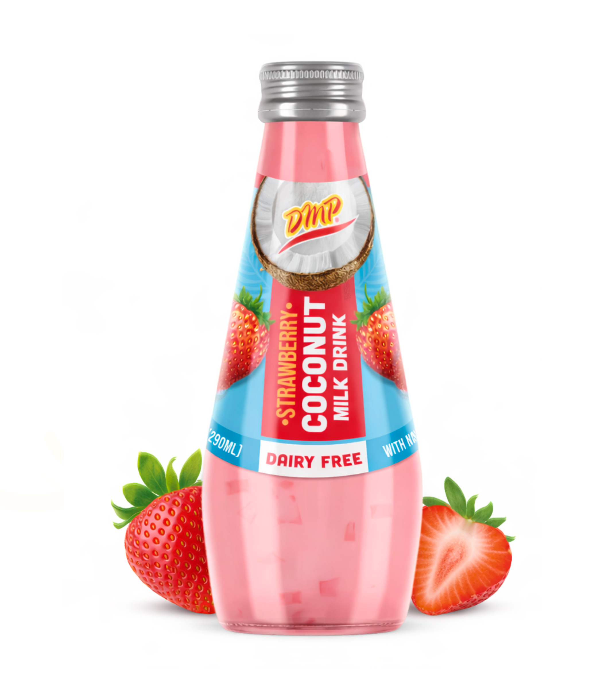 Bebida Leche de Coco con Fresa DMP – 290 ml