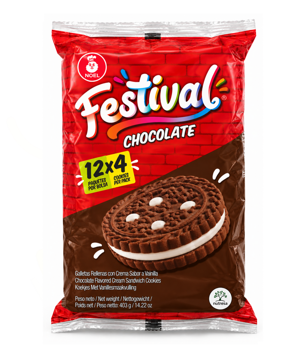 Galletas Festival Chocolate 403g – 12pack