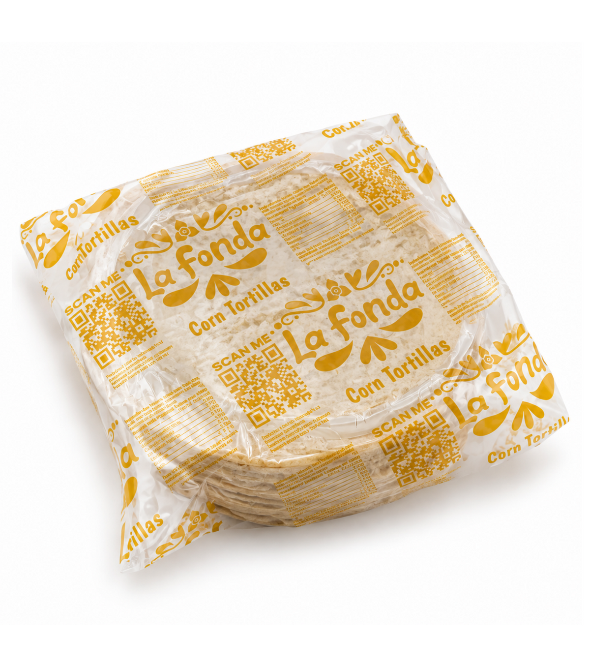Tortillas de maíz La Fonda 12 cm, paquete de 500 g