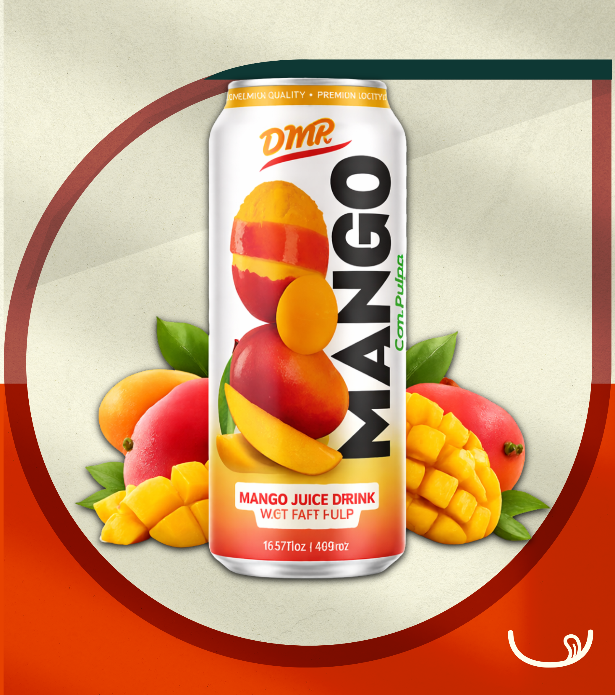 Bebida de Mango con Pulpa DMP – 490ml