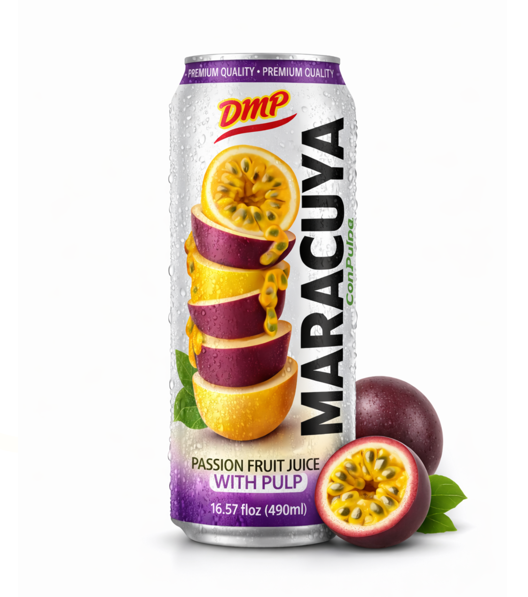Passion Fruit Juice with Pulp DMP – 490ml