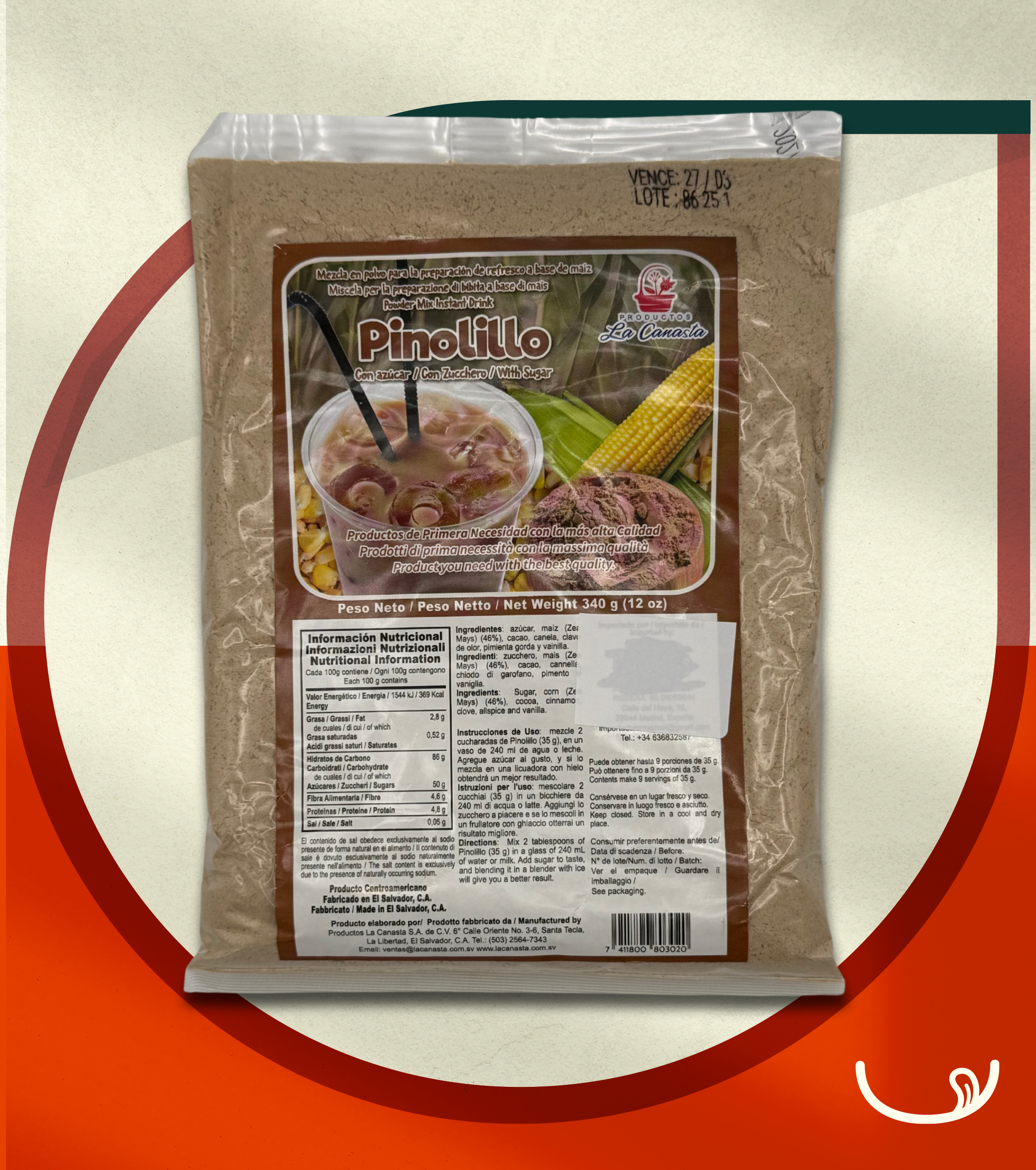 Pinolillo La Canasta – 340 g