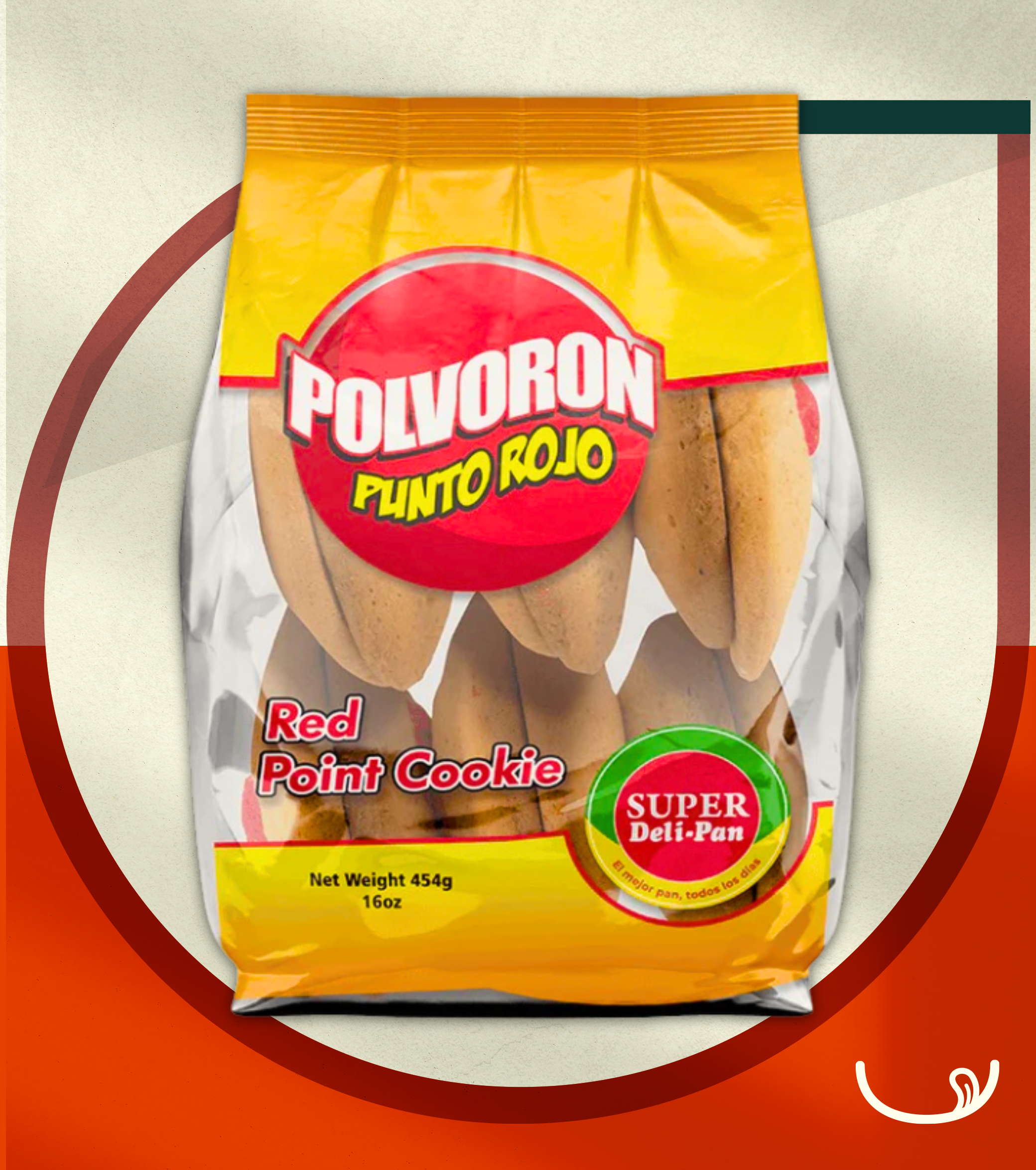 Galleta Polvorón Punto Rojo 454g