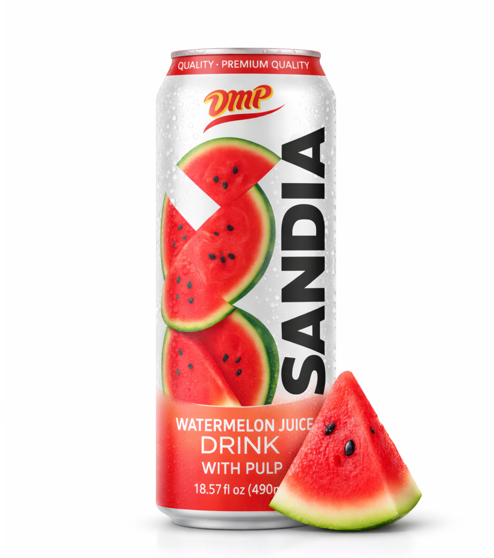 DMP Watermelon – Juice Drink with Pulp (490ml)