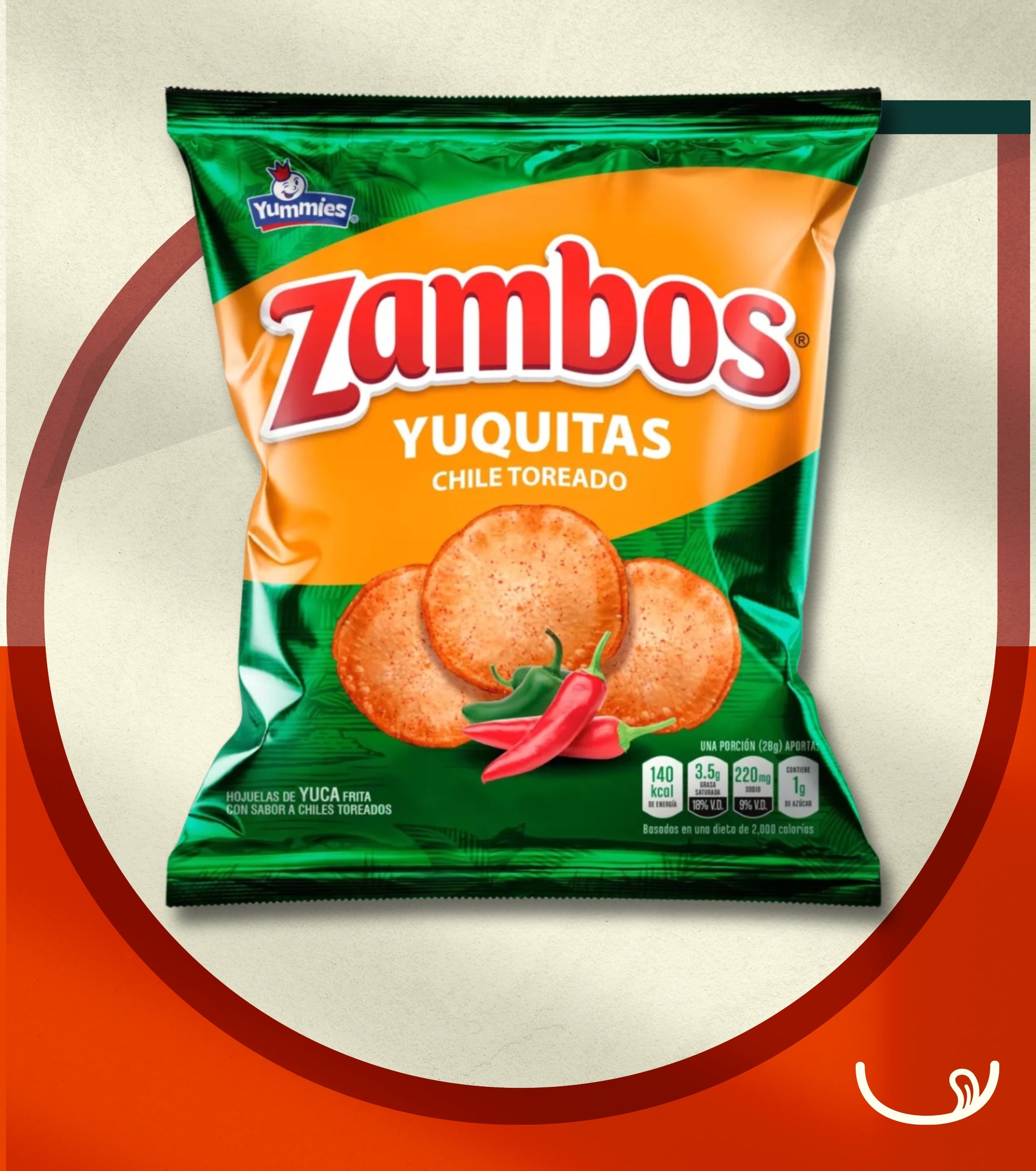 Zambos Yuquitas Chile Toreado 150g