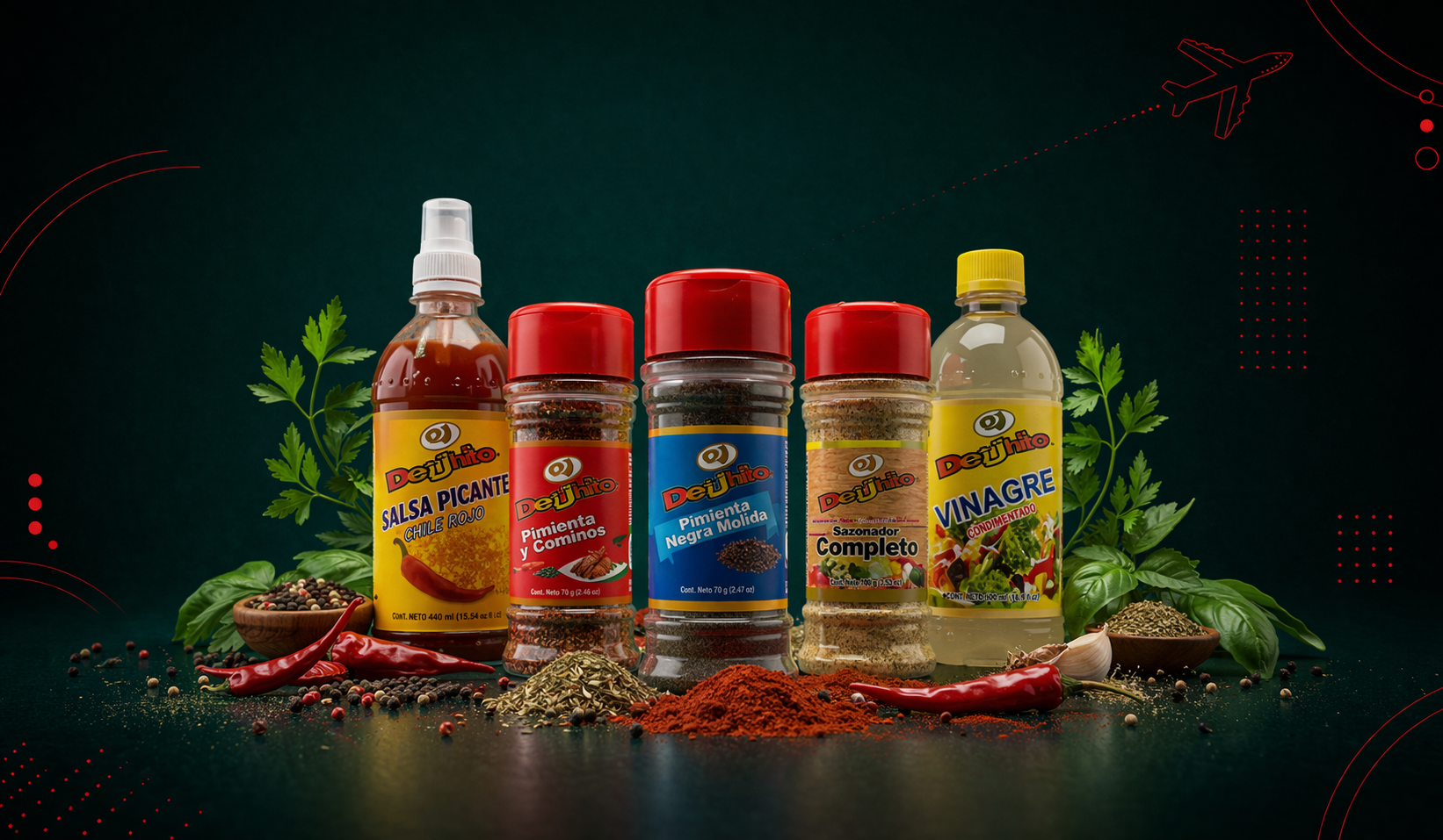 Especias, Salsas y Condimentos