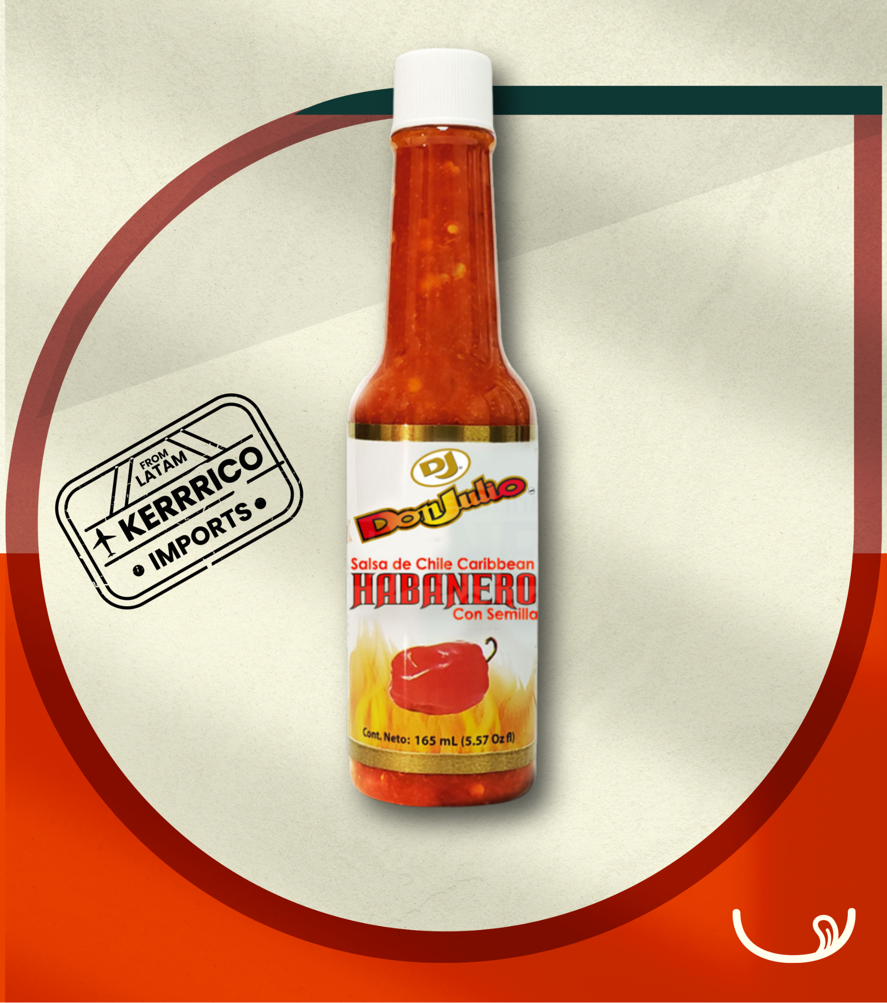 Salsa de Chile Habanero Don Julio 165ml – Honduras
