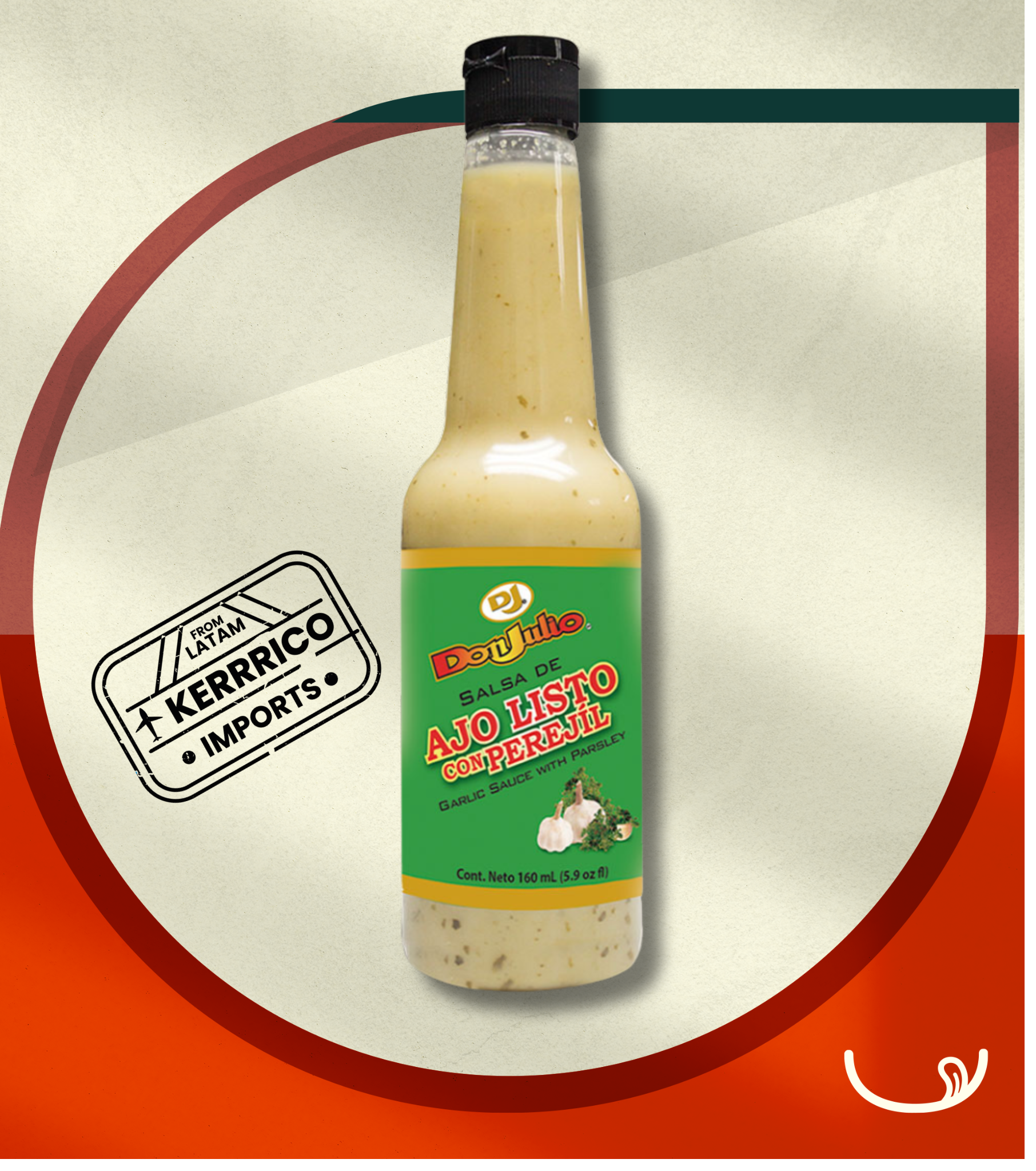 Salsa de Ajo Don Julio 330ml | Con Perejil Natural