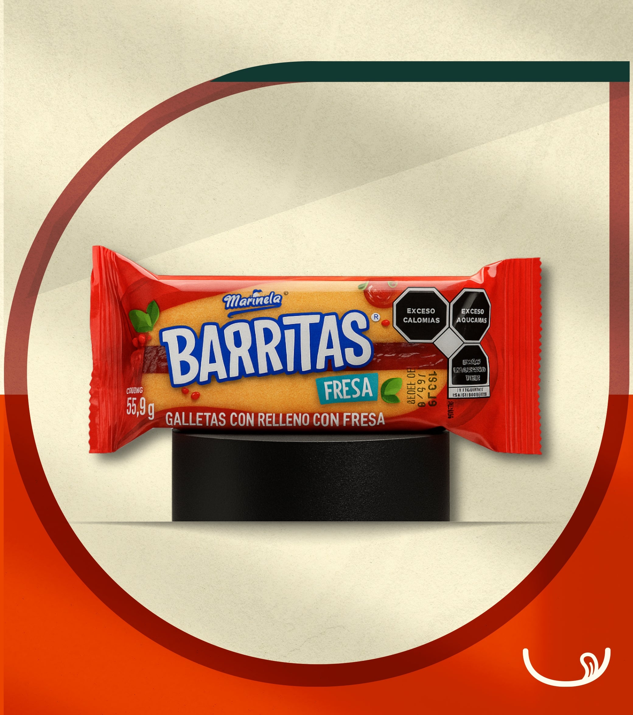 Barritas Marinela Fresa 55.9g