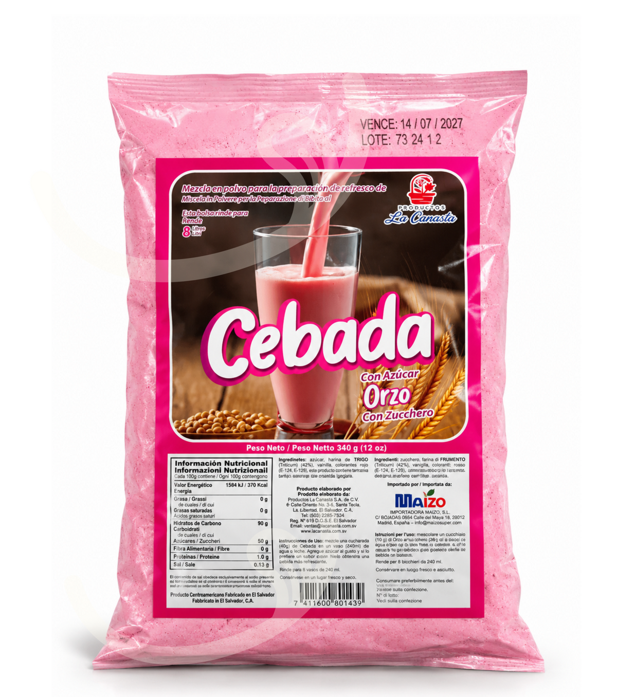 Bebida Cebada - La Canasta – 340g
