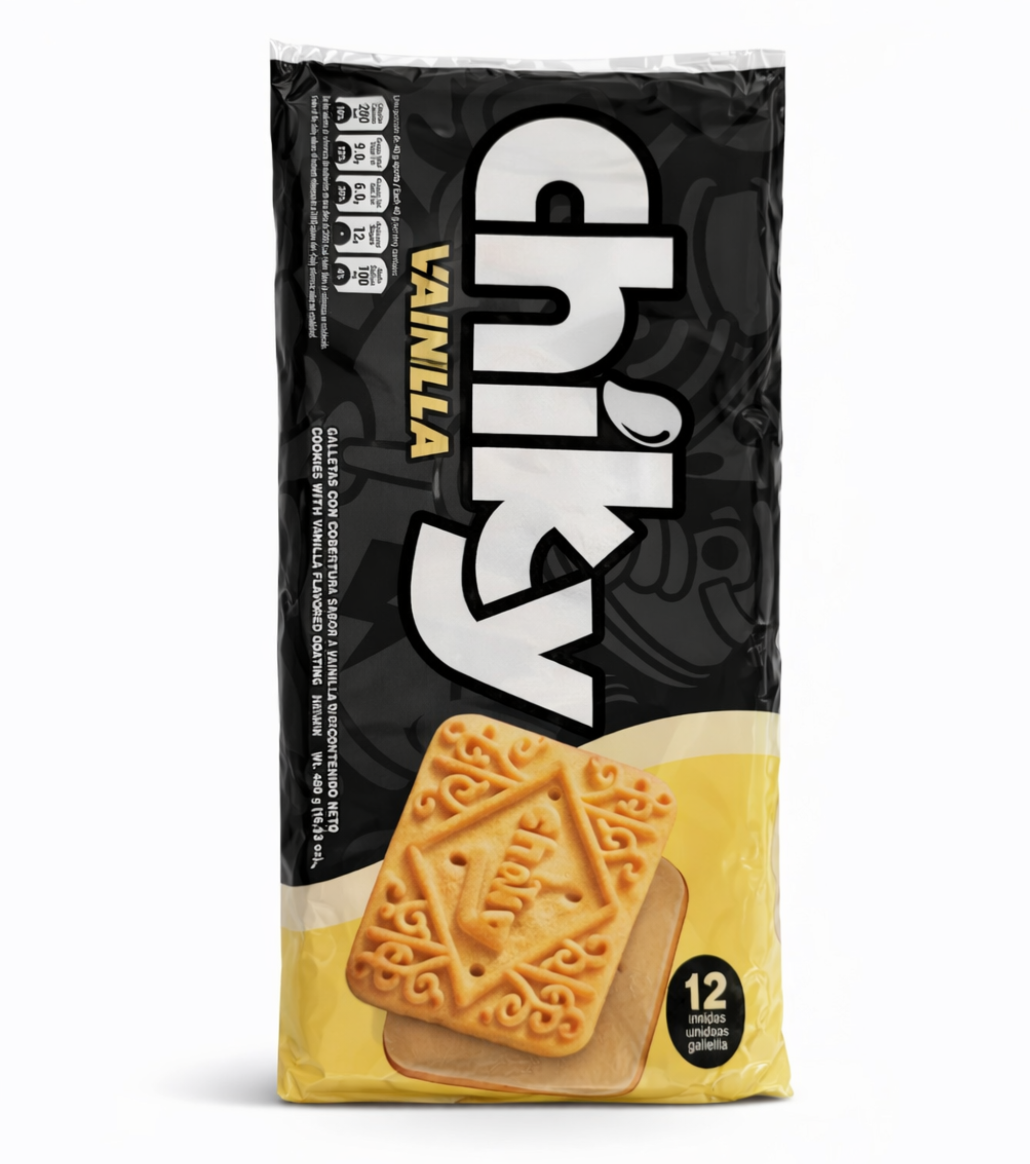 Chiky Vanilla Cookies – 12 Packs