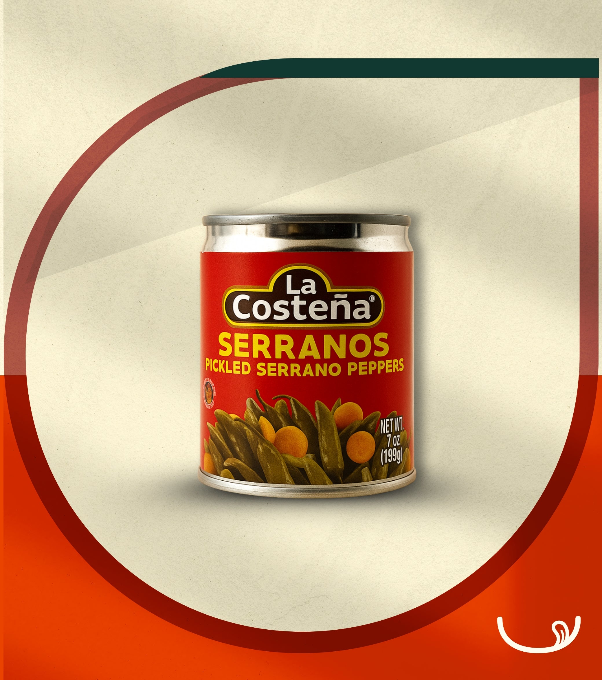 Chiles Serranos La Costeña (199g)