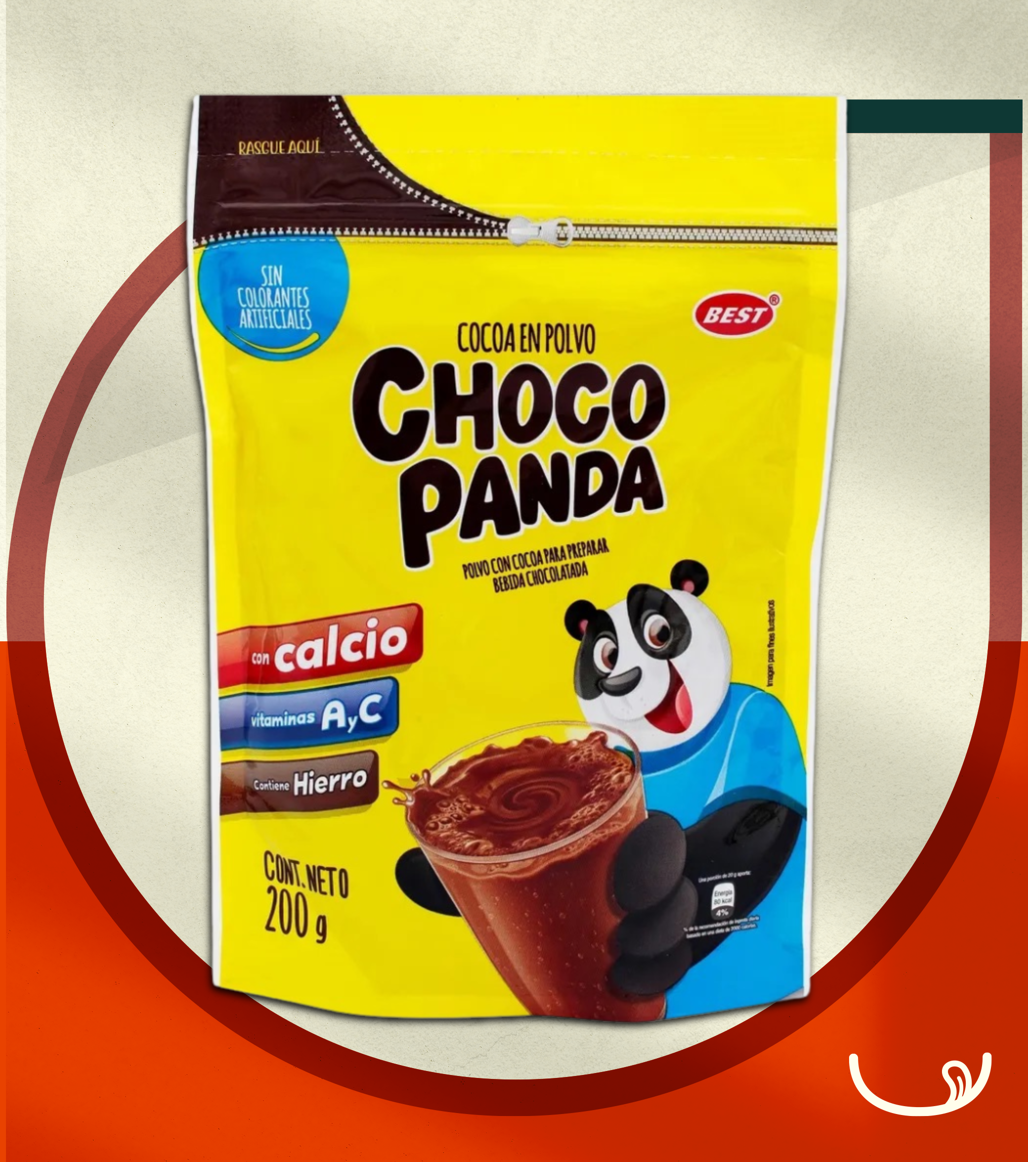 Choco Panda BEST – Cocoa en Polvo 200g
