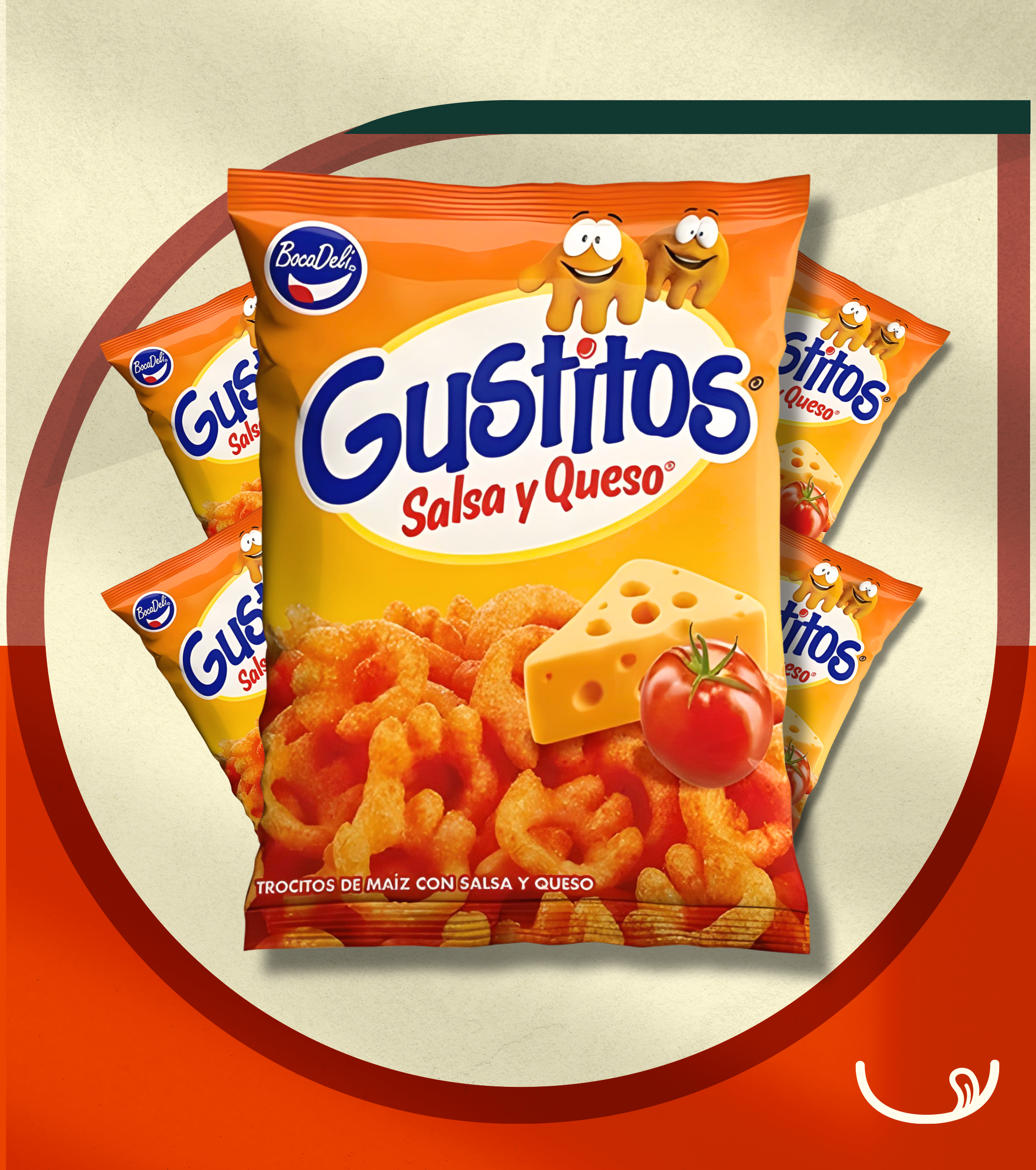 Gustitos Salsa y Queso – Bocadeli (5pack)
