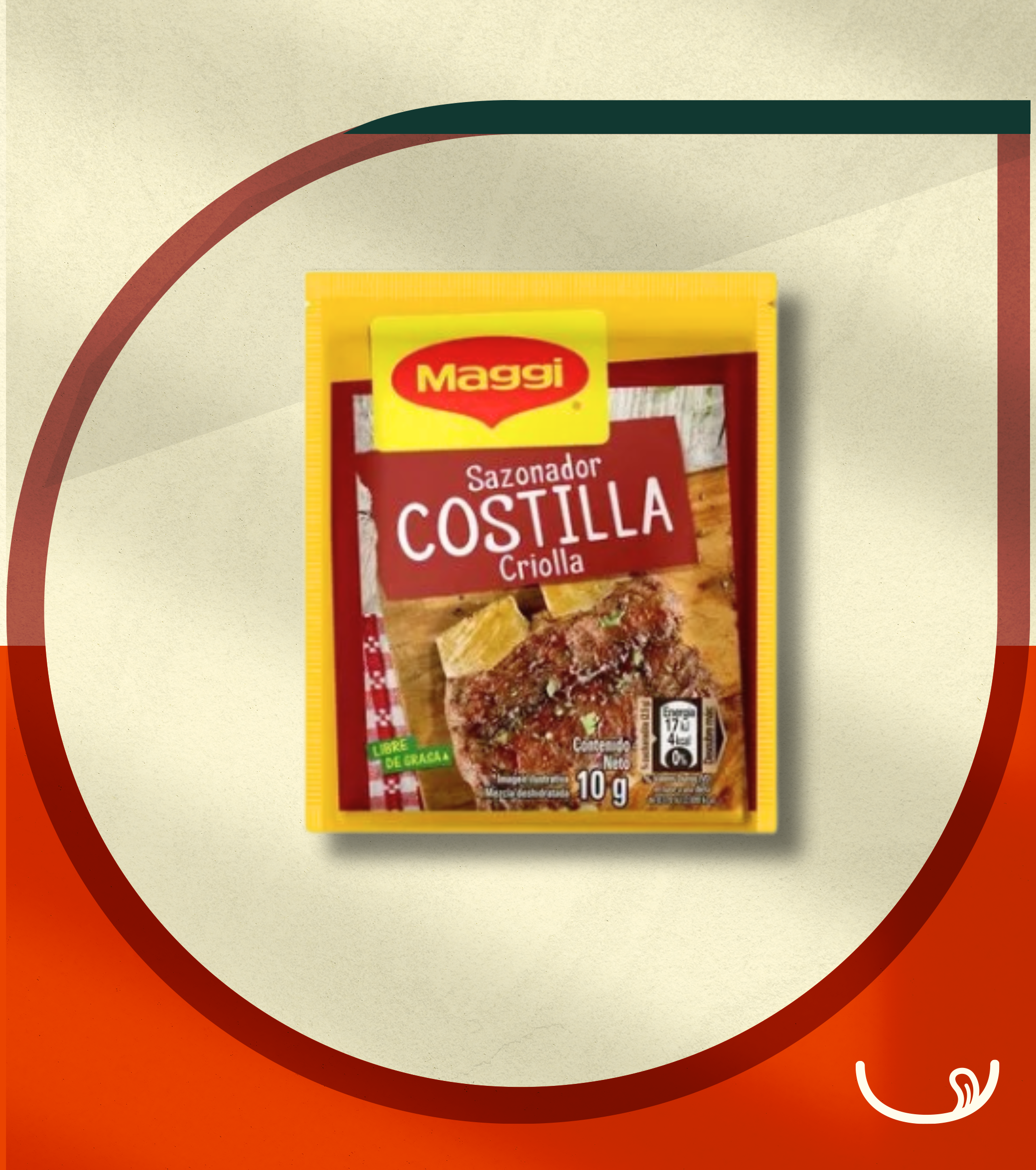 Consomé Maggi Sabor Costilla Criolla (10 g)