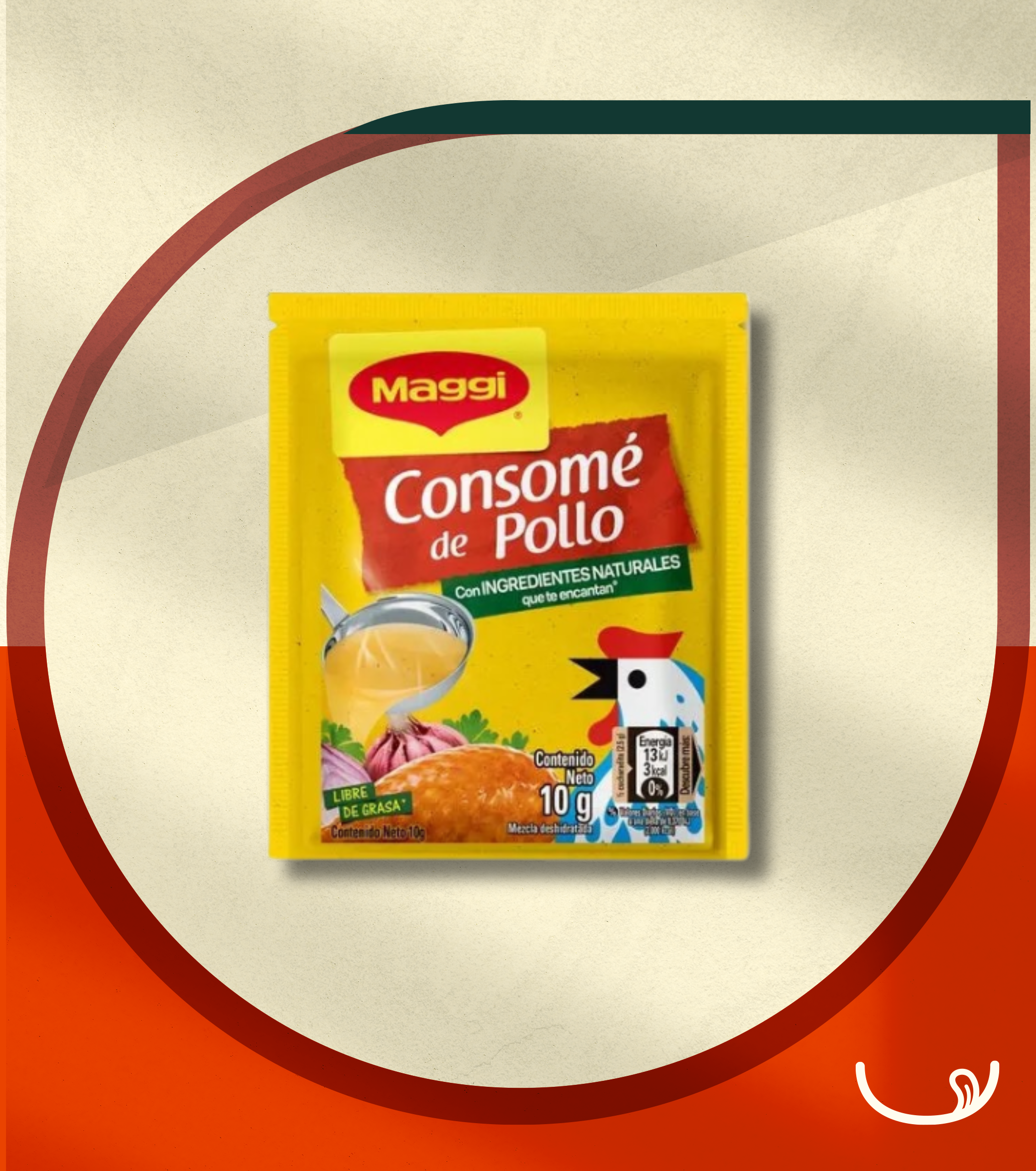 Consomé Maggi de Pollo (10 g)