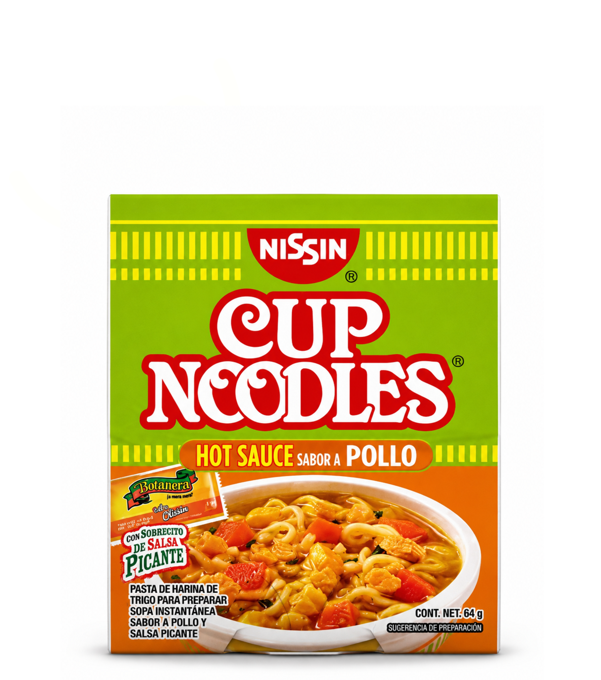 Cup Noodles Hot Sauce Pollo Nissin 64g