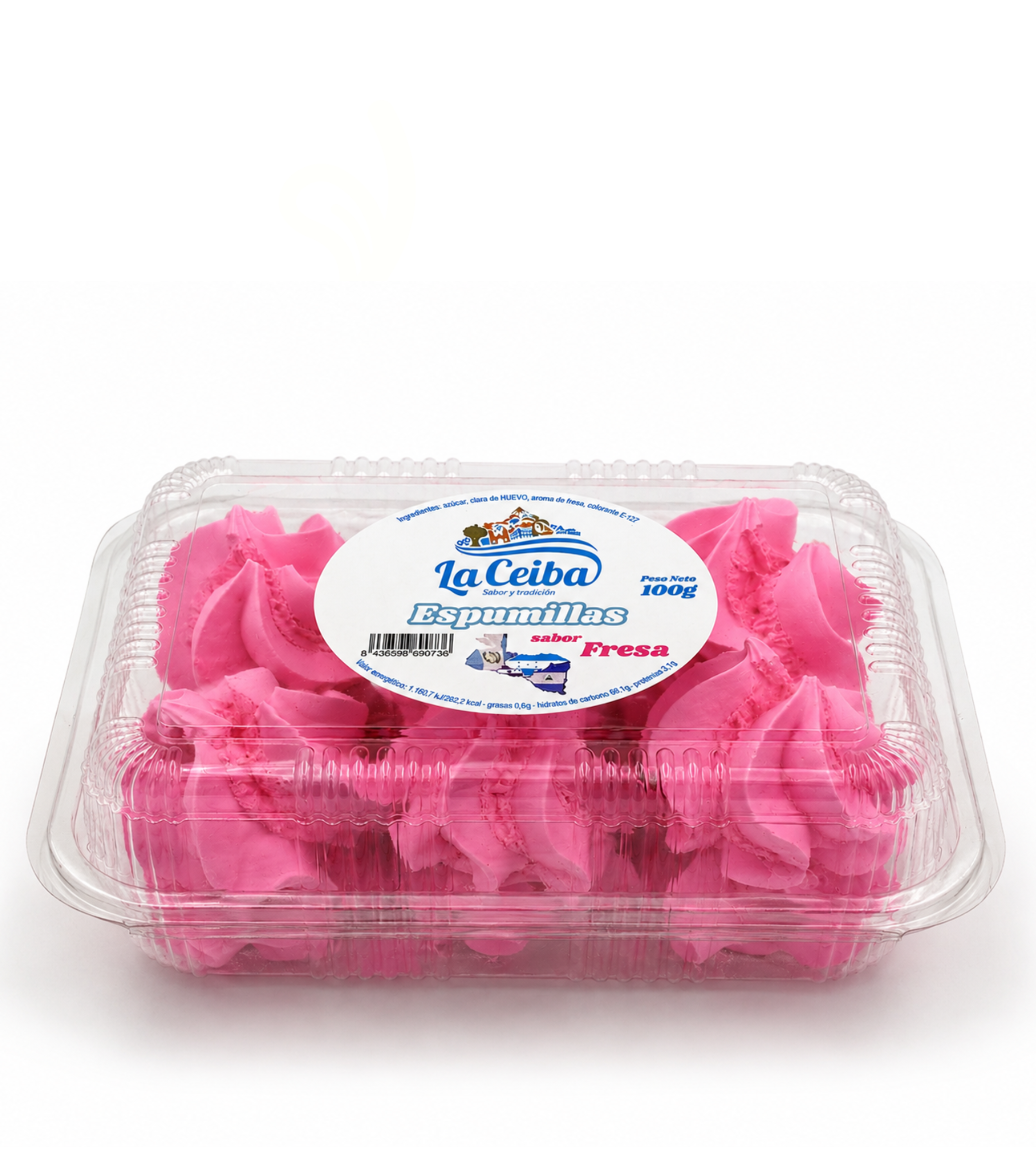 Espumillas de Fresa La Ceiba 100g