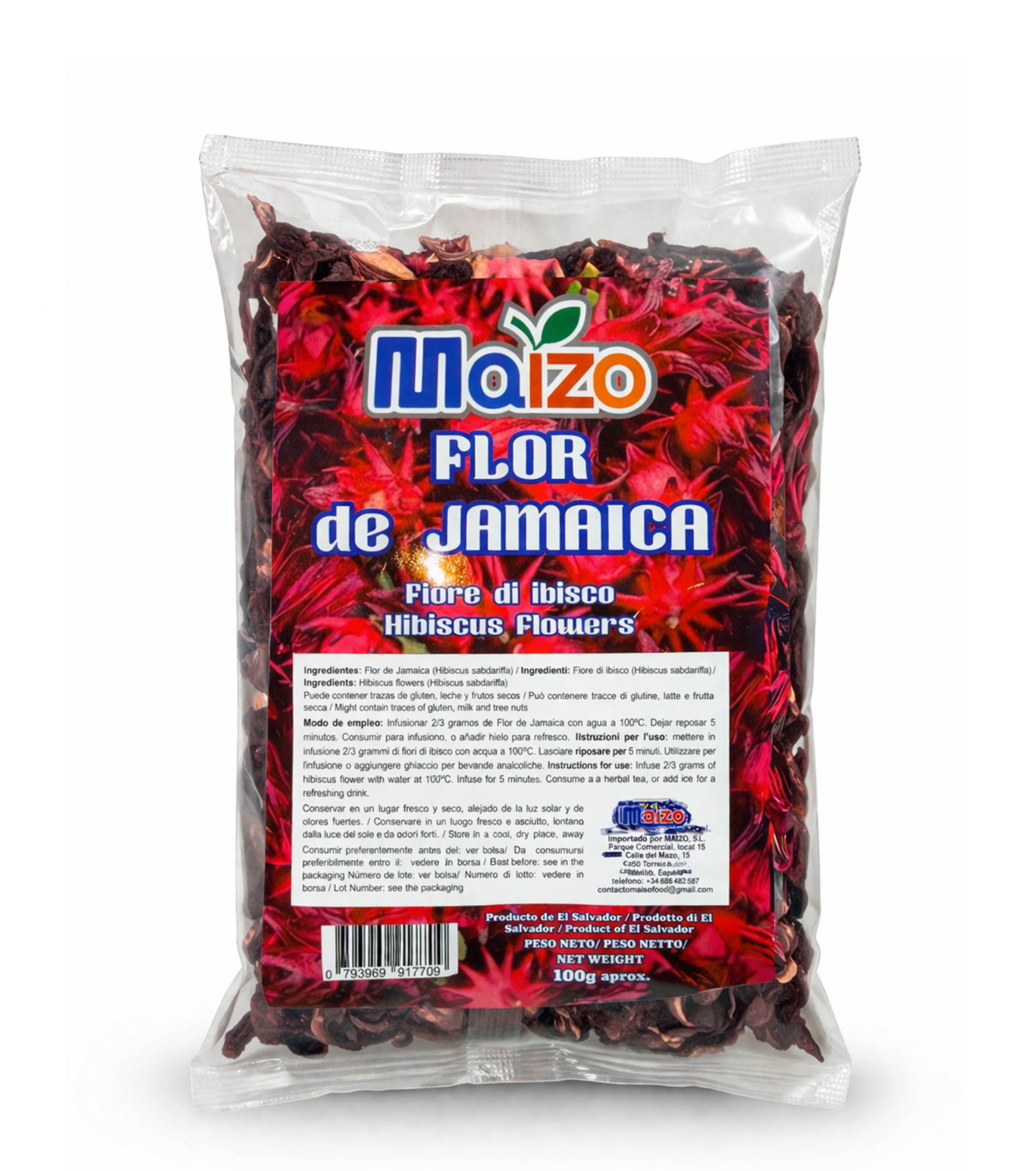 Flor de Jamaica (Hibiscus) 100g