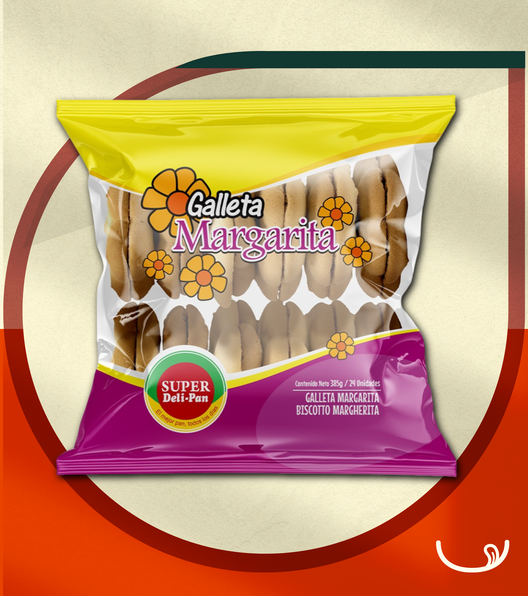 Galleta Margarita Super Deli-Pan – 24 U