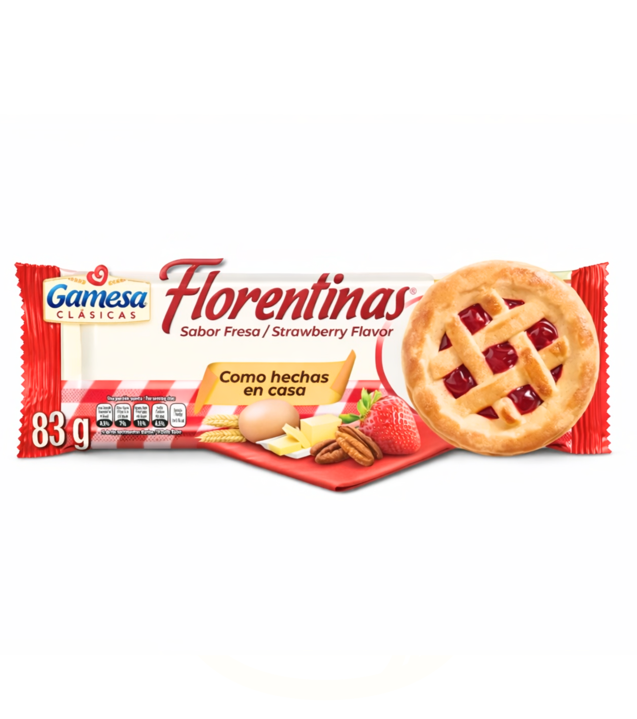Galletas Florentinas Gamesa Fresa – 83g