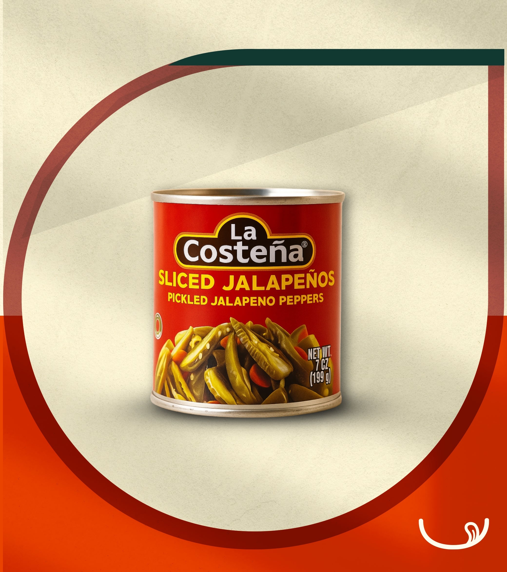 Jalapeños en Rodajas – La Costeña (199g)