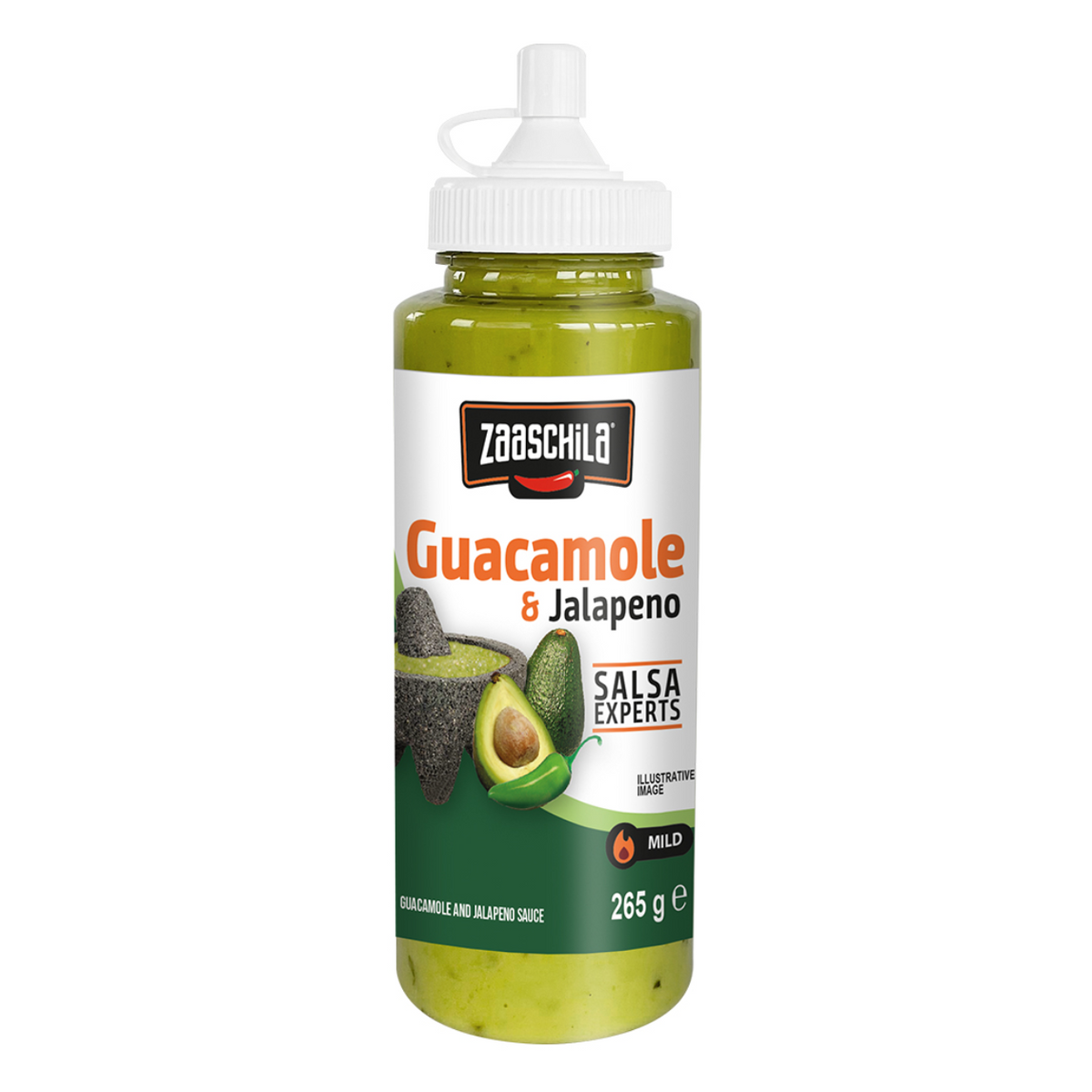 Salsa Guacamole y Jalapeño Zaaschila 265 g