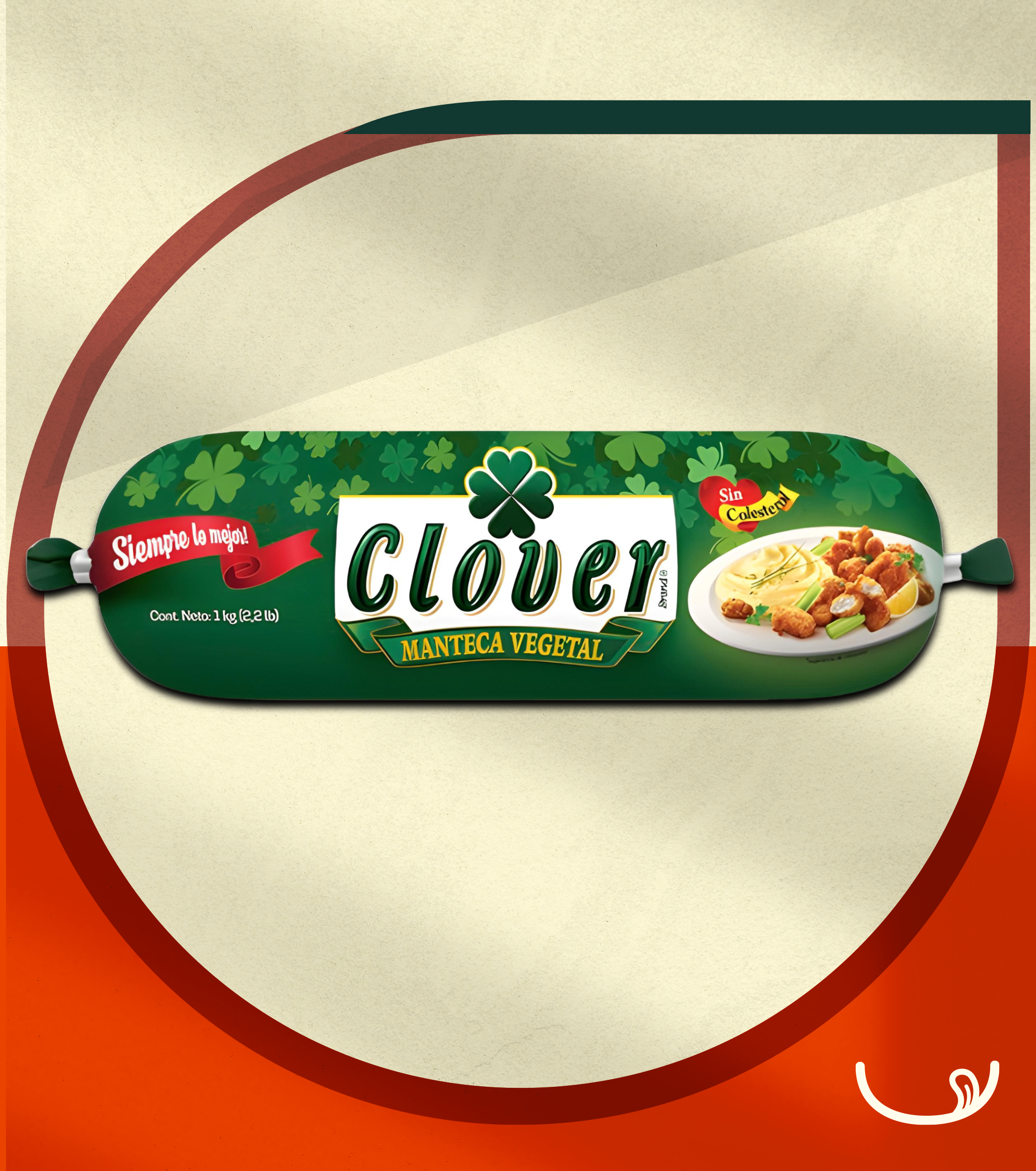 Manteca Vegetal Clover