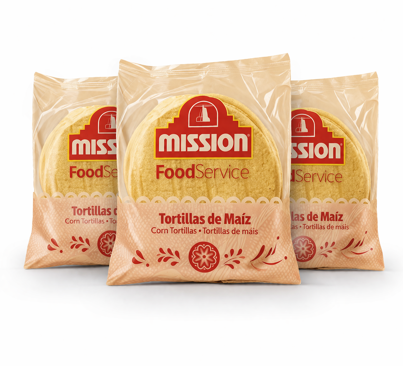 Tortillas de Maíz 12 cm Mission Food (3 Pack)