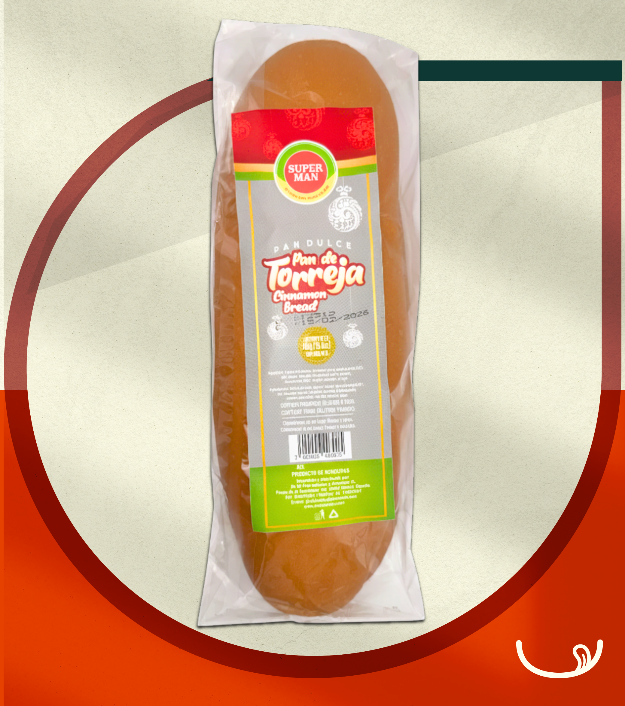 Pan para Torrejas Superman - 465g (2pack)