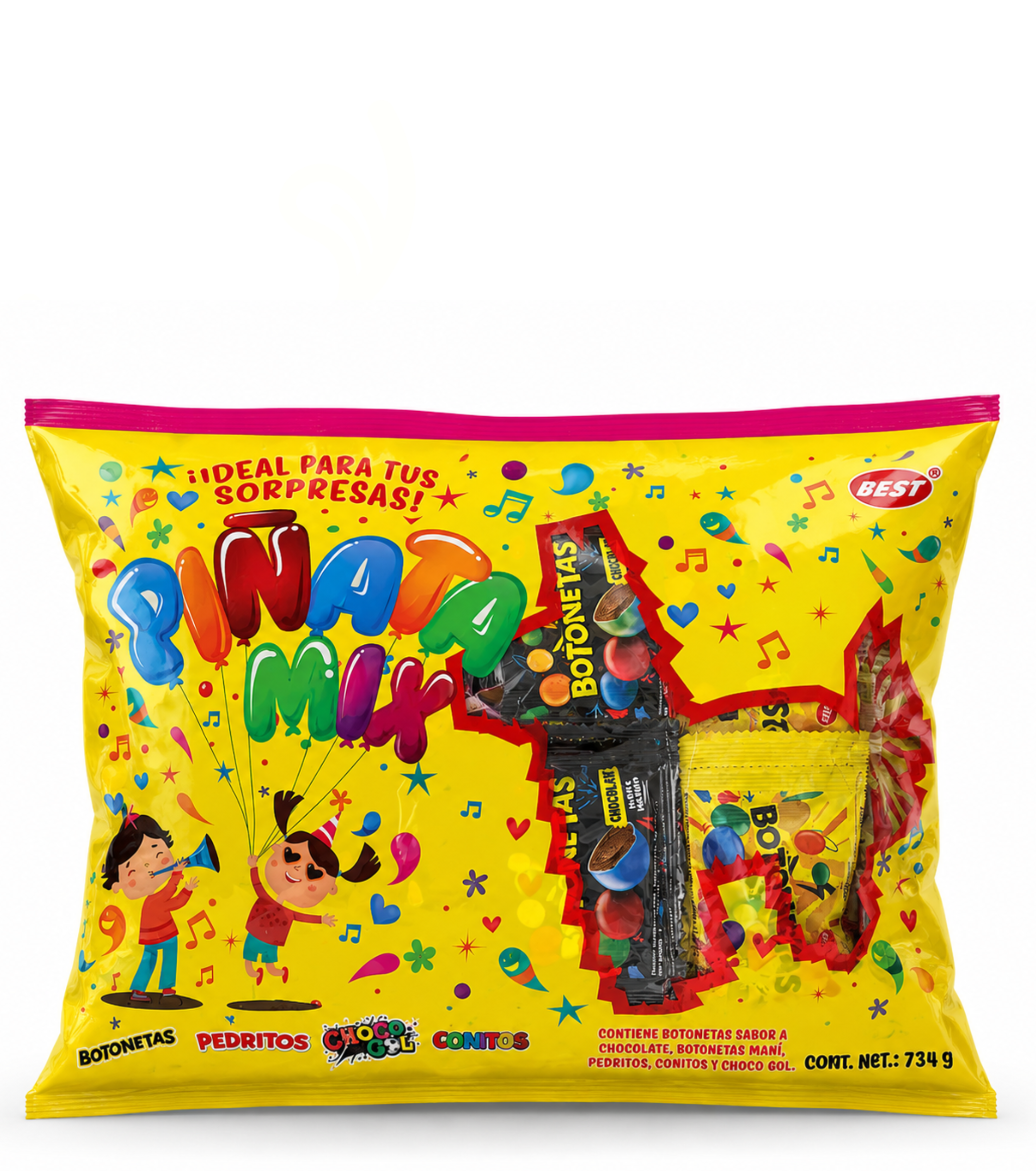 Piñata Mix Best 734g | Surtido de Dulces para Fiestas