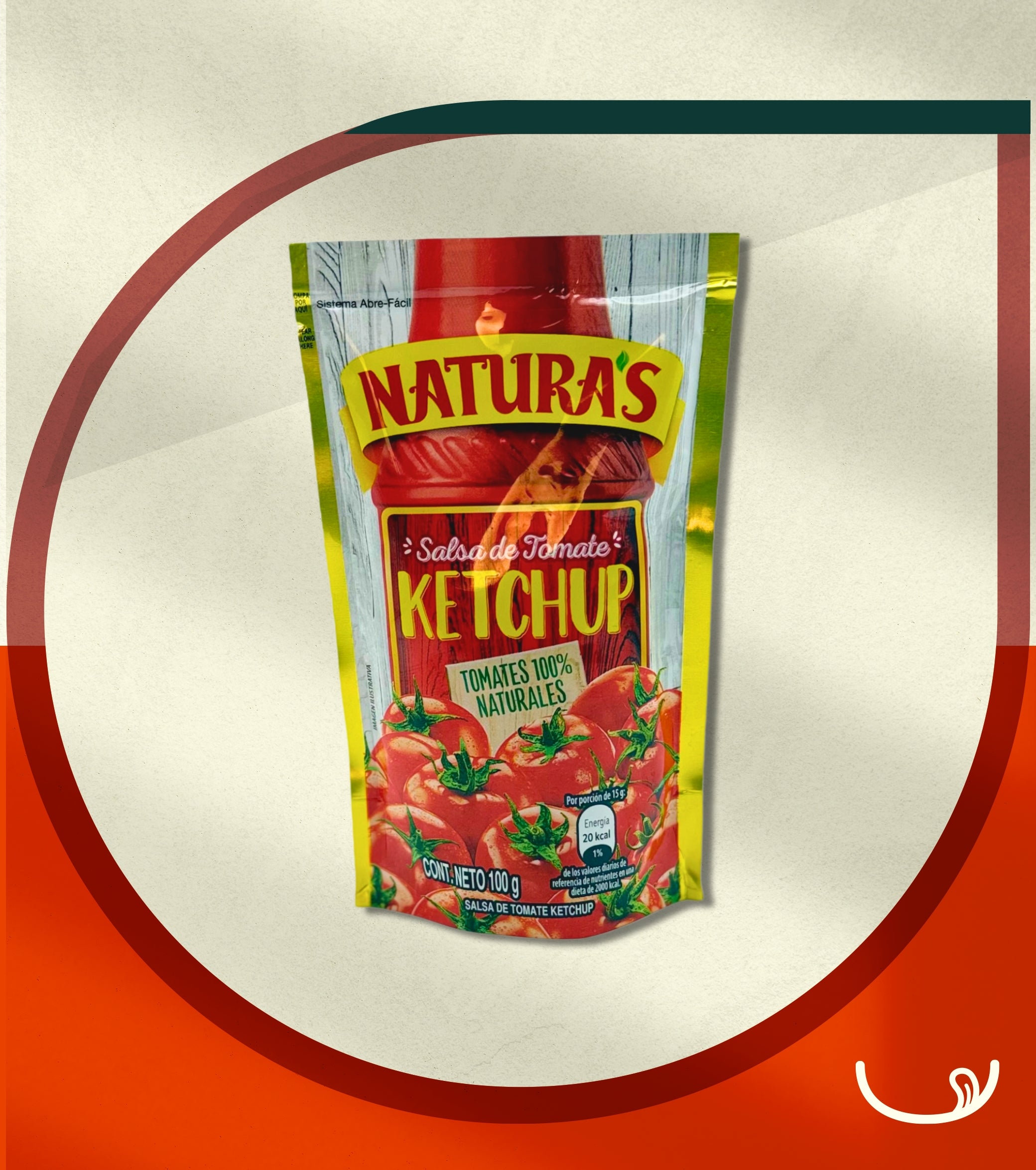 Salsa de Tomate Ketchup Natura’s – (100g)