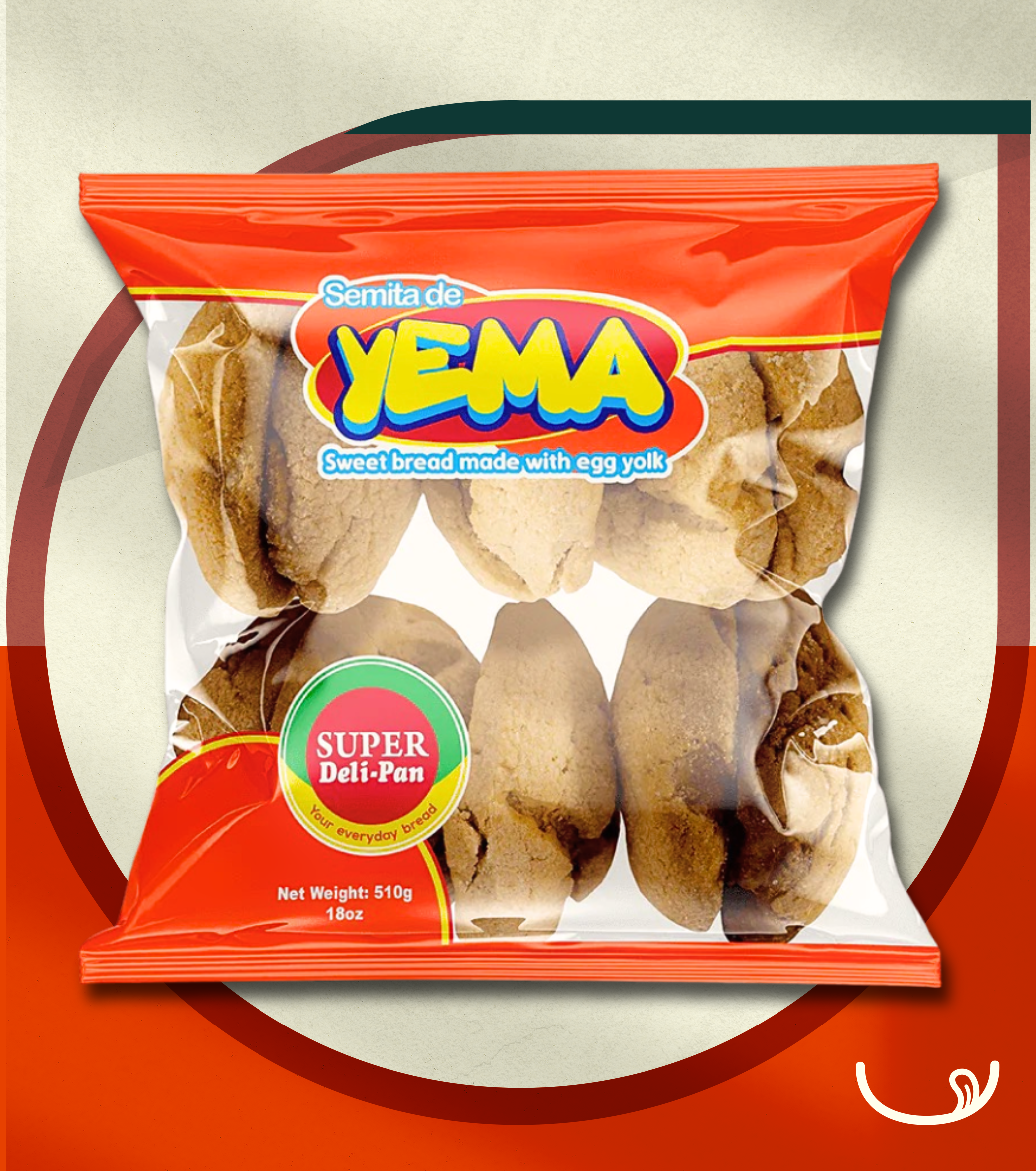 Semita de Yema – Super Deli Pan 510g
