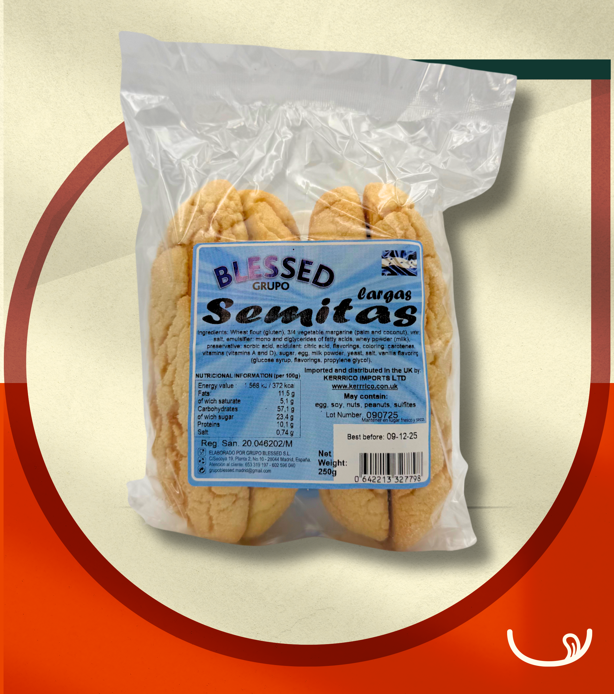 Semitas Largas Blessed (250 g)