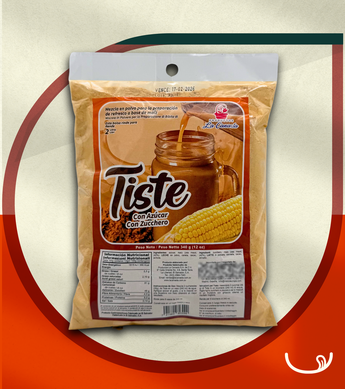 Tiste La Canasta – 340g