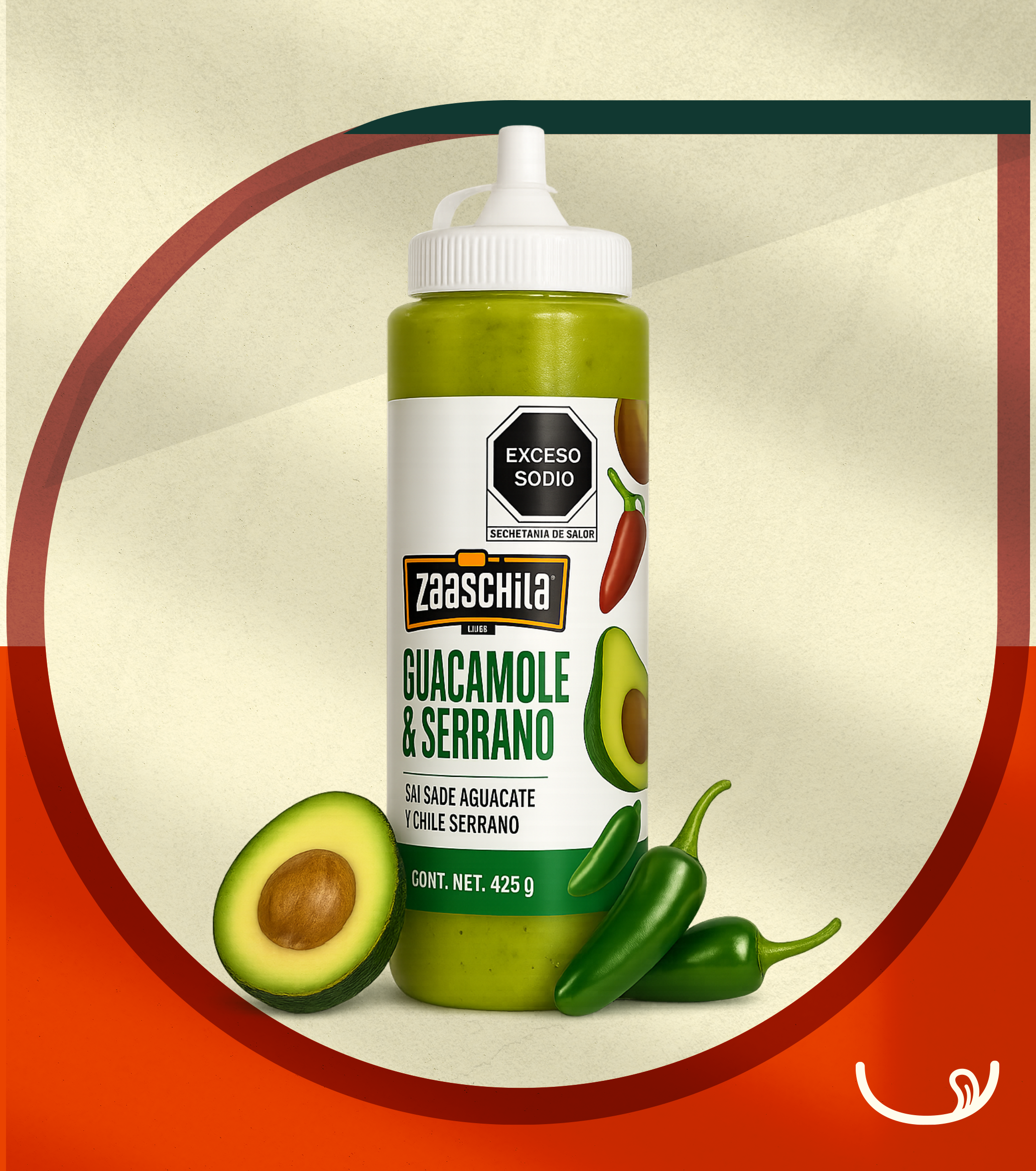 Salsa Guacamole & Serrano Zaachila – 265g